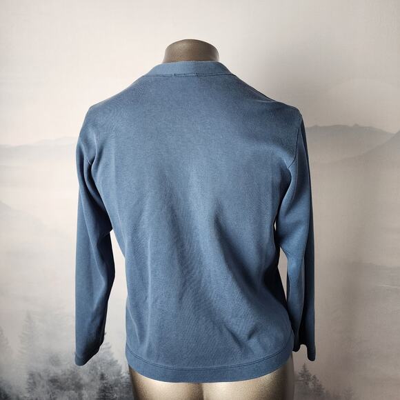 Vintage L.L.Bean Dusty Blue V-Neck Button Cardigan | Women's Medium* - Picture 9 of 12